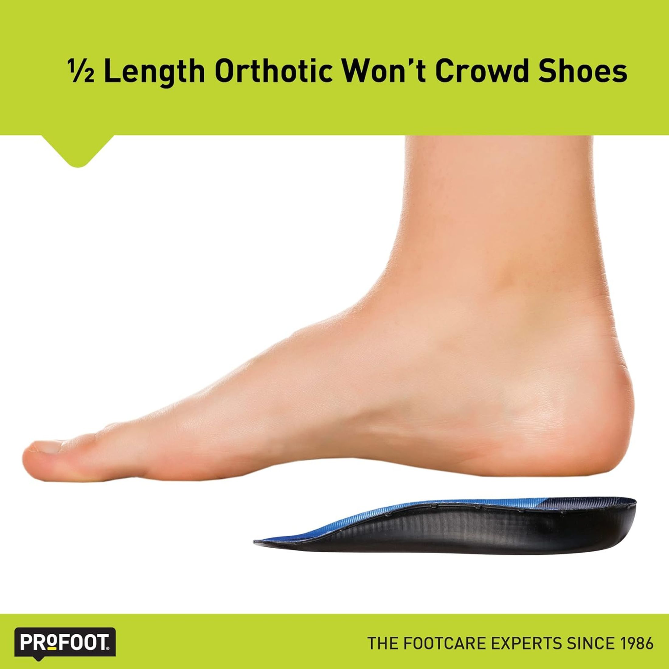 Profoot Plantar Fasciitis Insoles For Men - 1 Pair