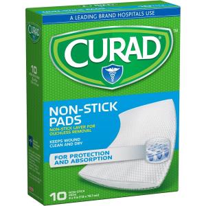 Curad Non-Stick Pads, 2 X 3 Inches