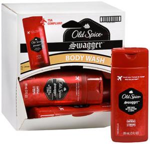 Old Spice Body Wash Swagger, Travel Size - 3oz Tray Of 12
