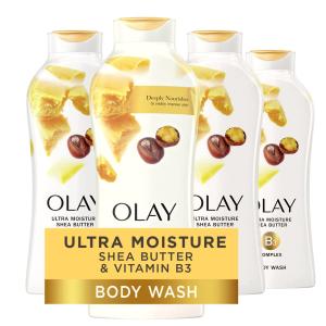 Olay Ultra Moisture Shea Butter Body Wash Fluid Ounce, 22 Fl Oz