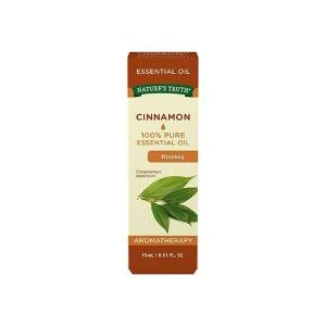 Nature's Truth Cinnamon Pure Essential Warming Aromatherapy Oil 15mL