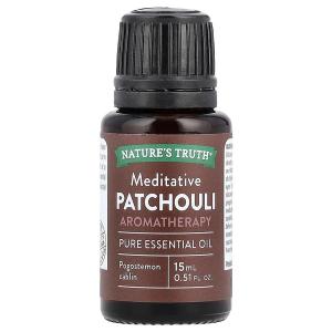 Nature's Truth Essential Oil, Pure, Aromatherapy, Patchouli, Meditative 0.51 Fl Oz