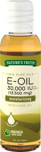 Nature's Truth E-Oil Skin Care Oil Lemon Scented, 30000 IU, 4 Oz