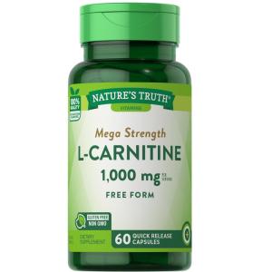 Nature's Truth L-Carnitine 500 Mg Dietary Supplement - 60 Capsules