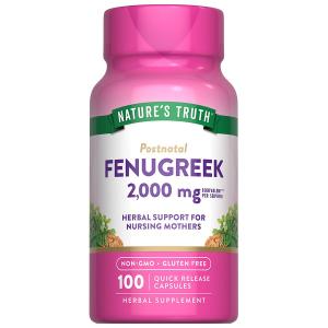 Nature's Truth Fenugreek 610 Mg Herbal Supplement - 100 Capsules