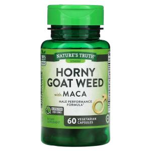 Nature's Truth Horny Goat Weed With Maca Capsules