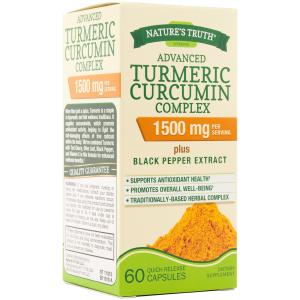 Nature's Truth Turmeric Curcumin Complex, Advanced, 1500 Mg, Quick Release Capsules