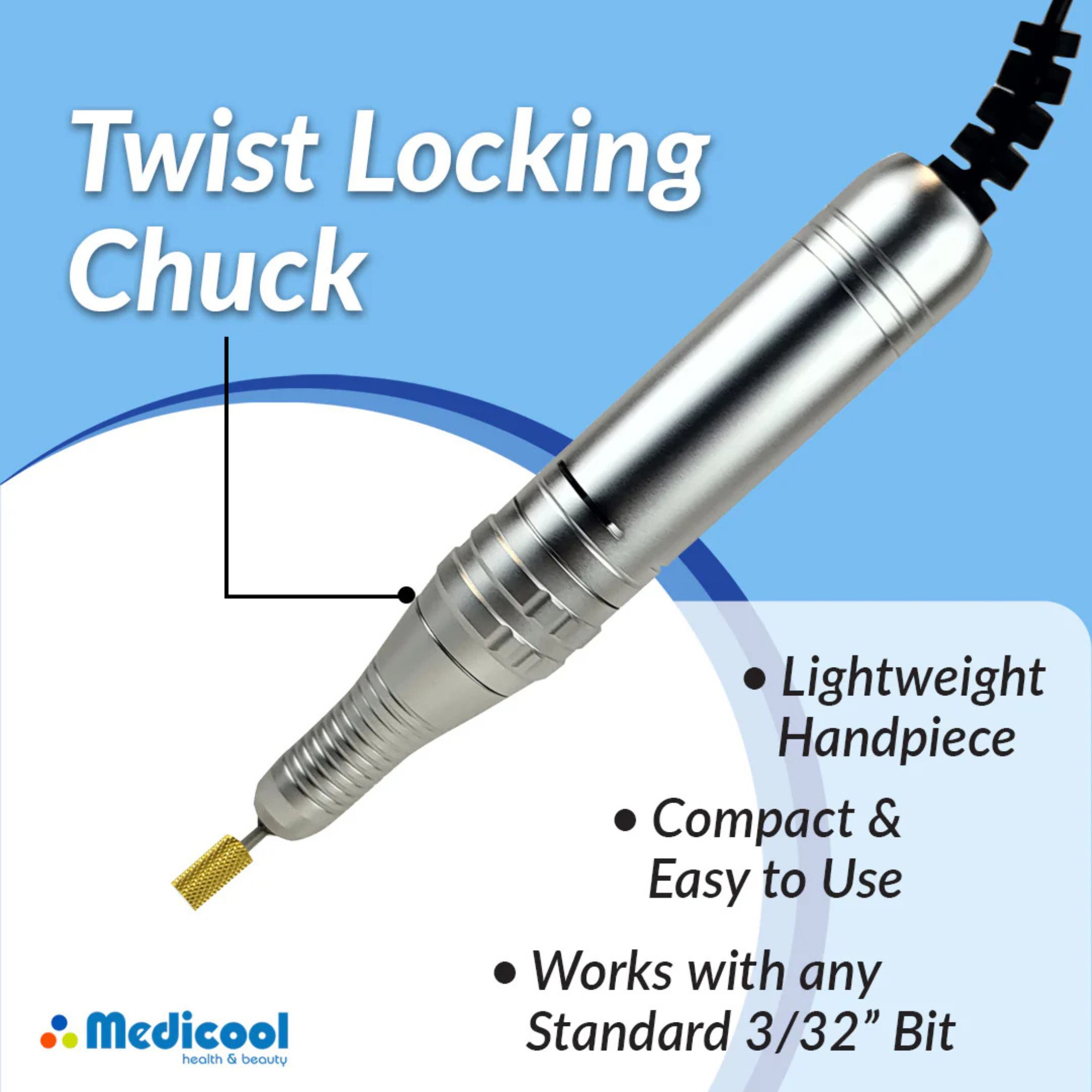 Medicool Turbo File 2 Professional Electric Nail Filing System