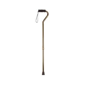 Drive Medical Foam Grip Offset Handle Bronze Walking Cane