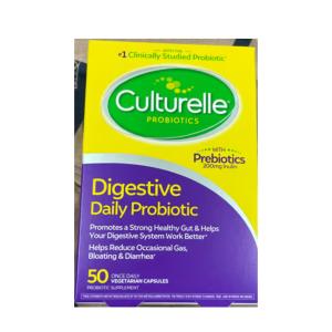 Culturelle Daily Probiotic, Digestive Health, Vegetarian Capsules