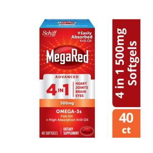 MegaRed Advanced 4 In 1, Extra Strength, 900 Mg, Softgels