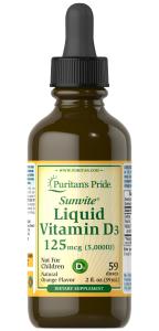 Nature's Truth Vitamin D3, 125 Mcg, Liquid 2 Fl Oz