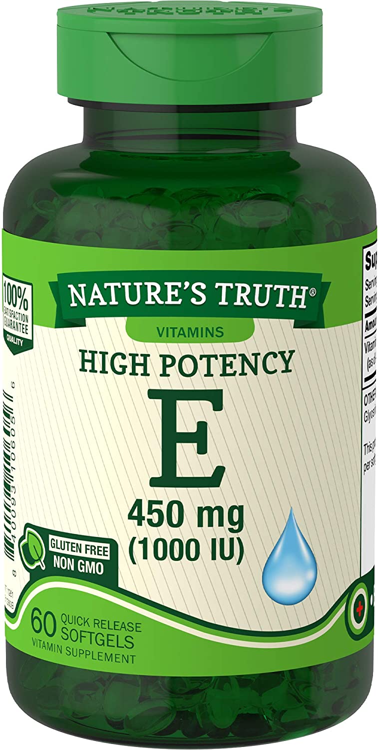 Marques Natures Truth Vit E 1000 IU 450mg 60s