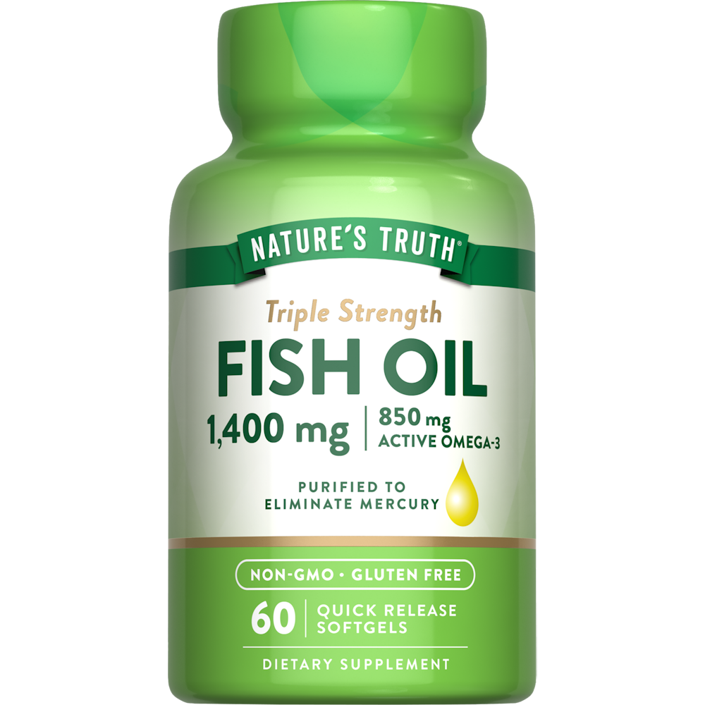 Nature's Truth Triple Strength Fish Oil 1,360 Mg