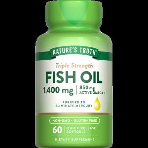 Nature's Truth Triple Strength Fish Oil 1,360 Mg