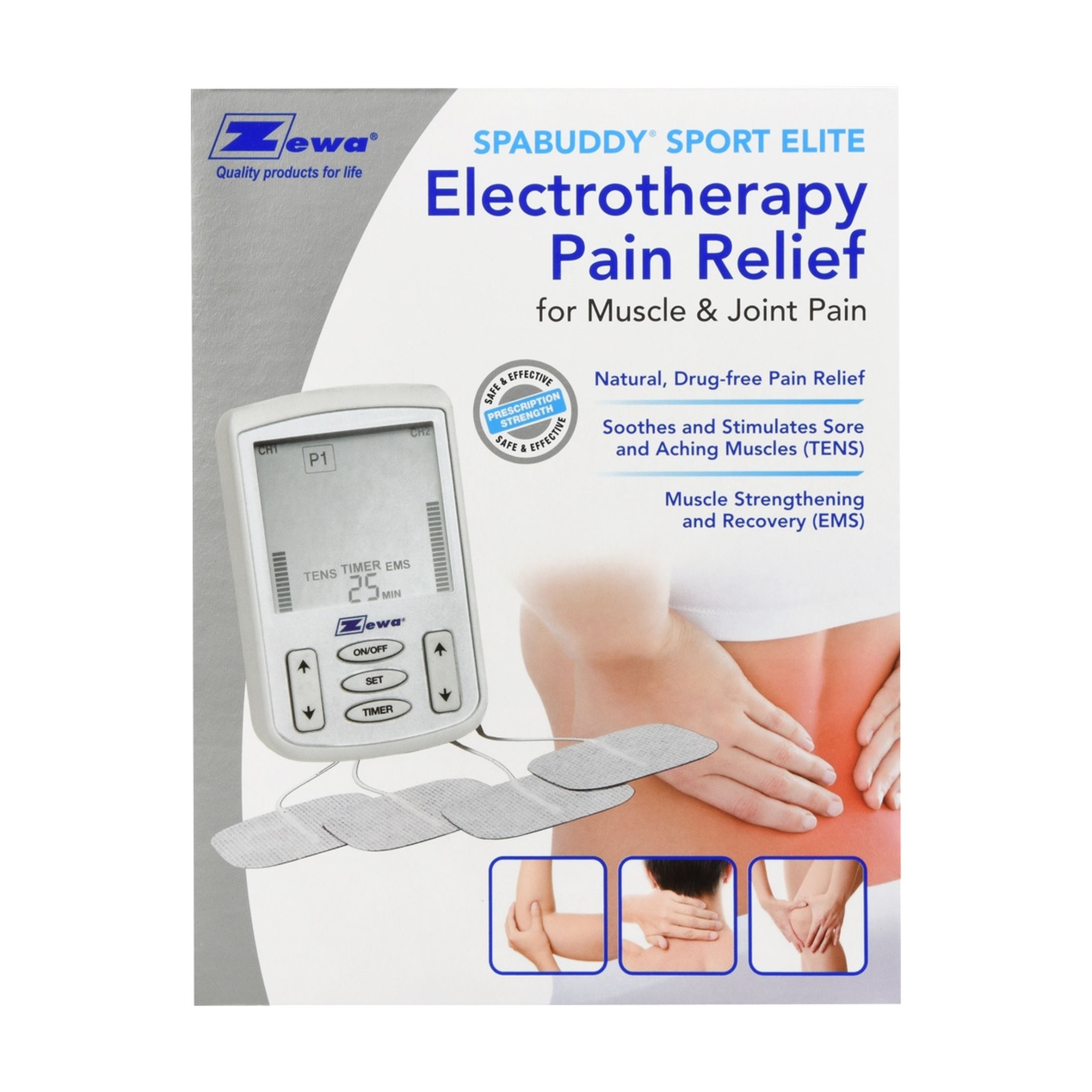 Zewa SpaBuddy Sport - TENS Pain Therapy