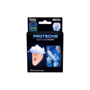 Flents | Super Sleep Comfort Foam Ear Plugs/Earplugs 10 Pair Case Included NRR 29 Made In The USA