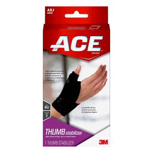 ACE Brand Deluxe Thumb Stabilizer, Adjustable, Black