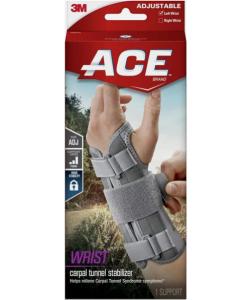 Ace Carpal Tunnel Wrist Stabilizer Left One Size