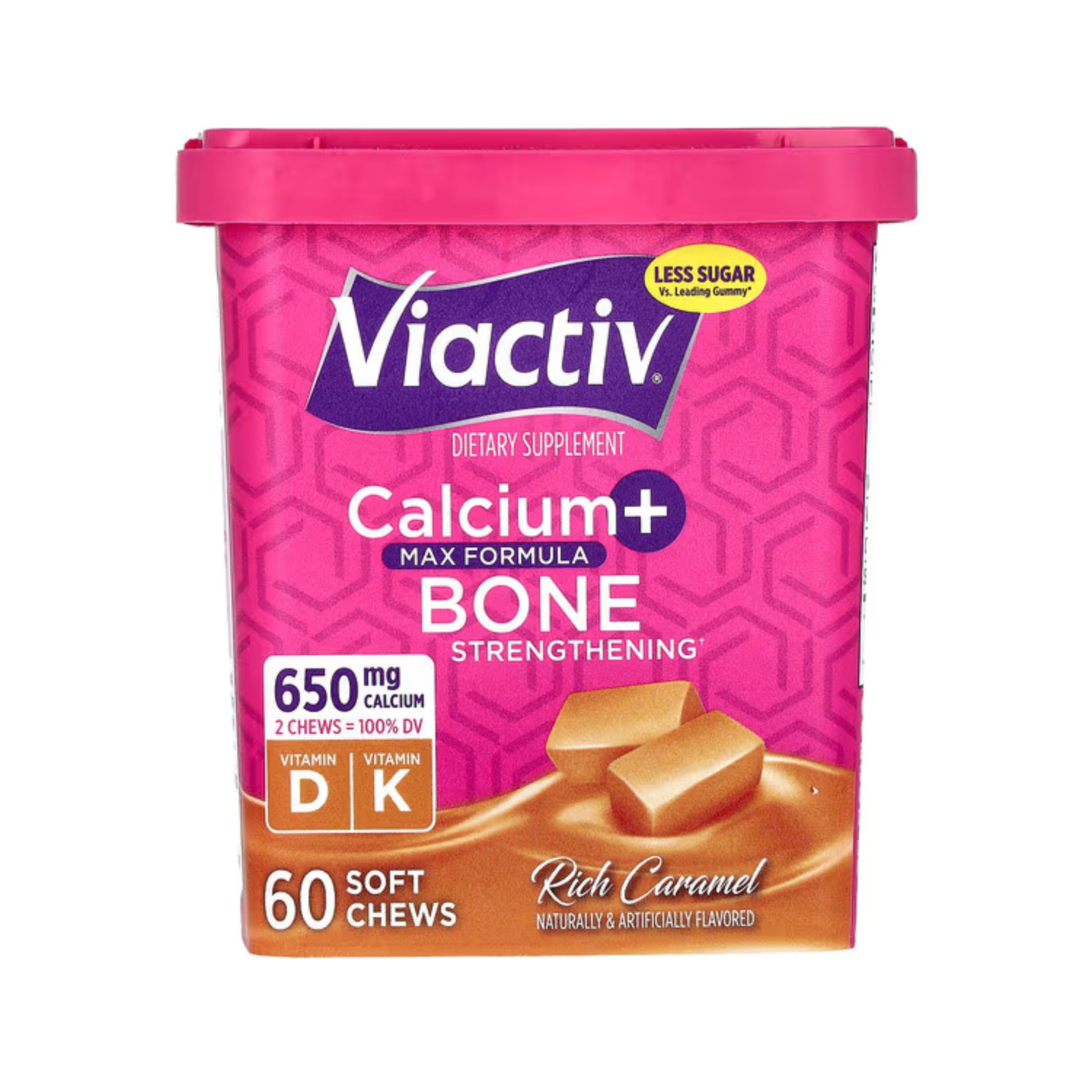 Viactiv Calcium, Plus Vitamin D, Soft Chews, Caramel