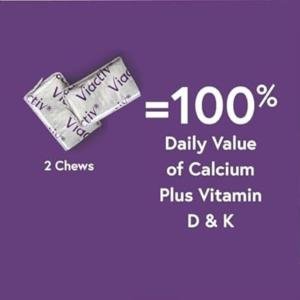 Viactiv Calcium Plus D Dietary Supplement Soft Chews - Caramel - 100ct