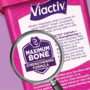 Viactiv Calcium Supplement Plus Vitamin D Soft Chews - Milk Chocolate - 100ct