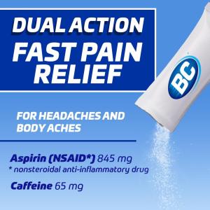 BC Powder Stick Packs Fast Pain Relief