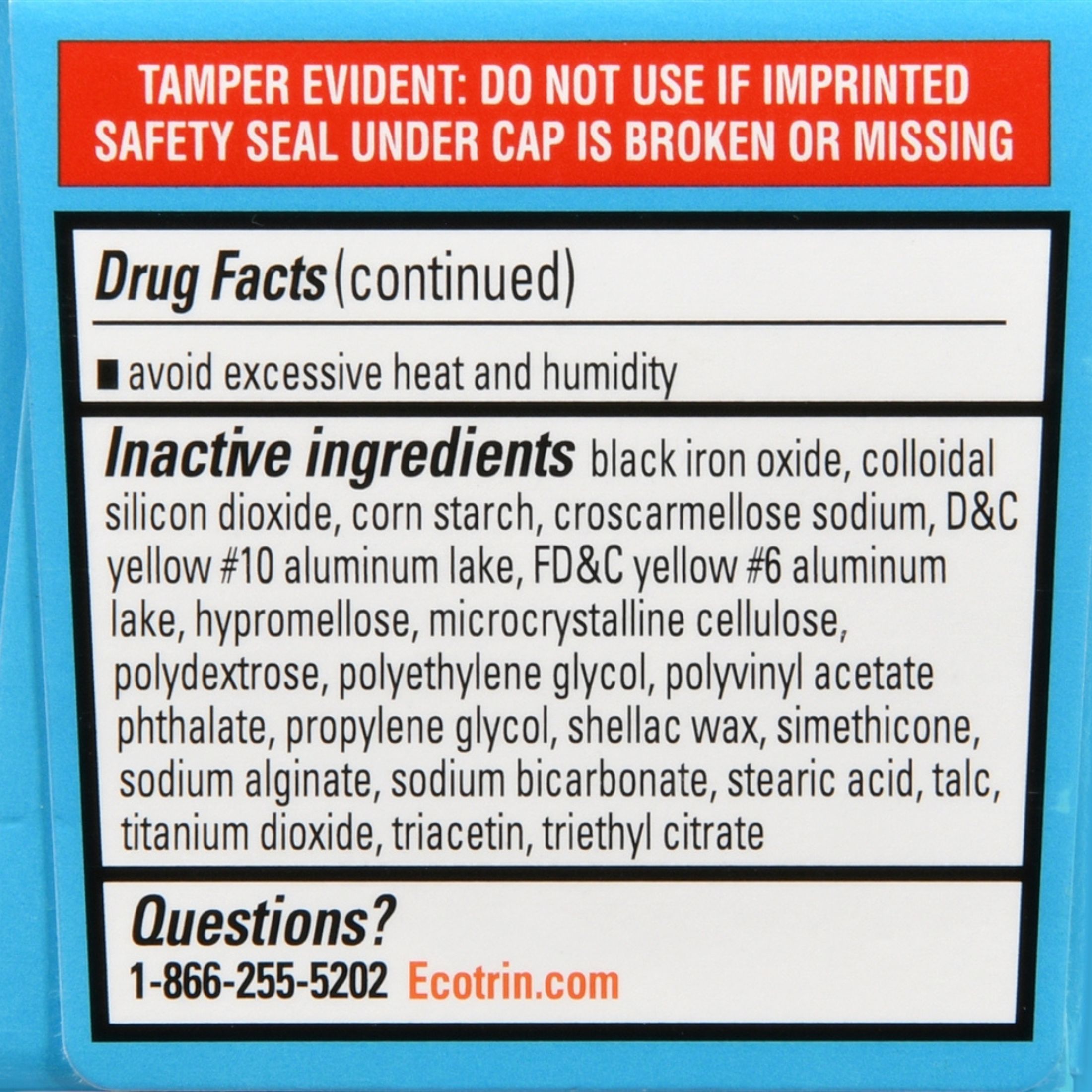 Ecotrin 81 Mg Low Strength Safety Coated Aspirin - 150 Tablets
