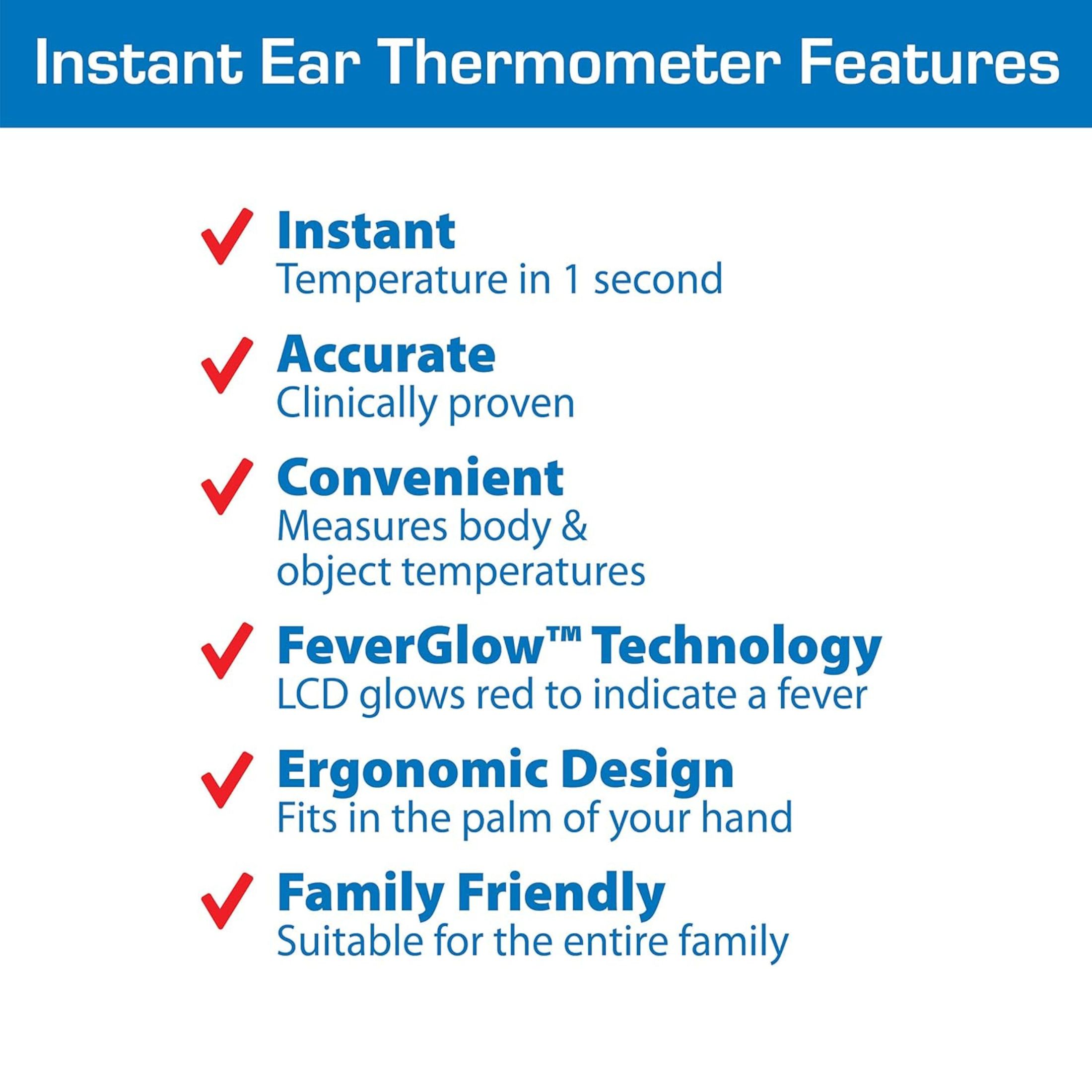 Procheck Feverglow Instant Ear Thermometer