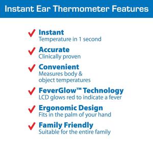 Procheck Feverglow Instant Ear Thermometer