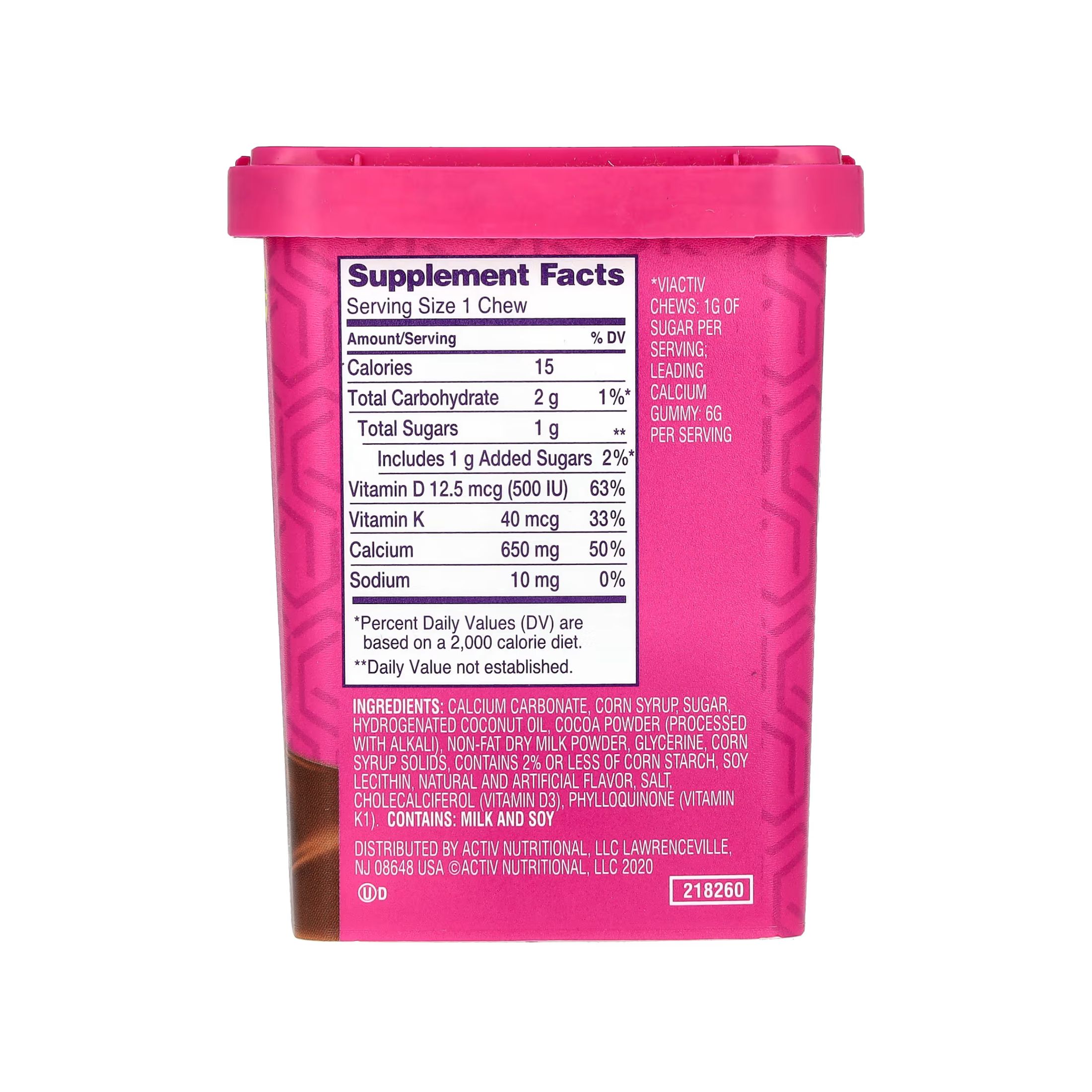 Viactiv Soft Chews, Milk Chocolate, Calcium + Bone Strengthening