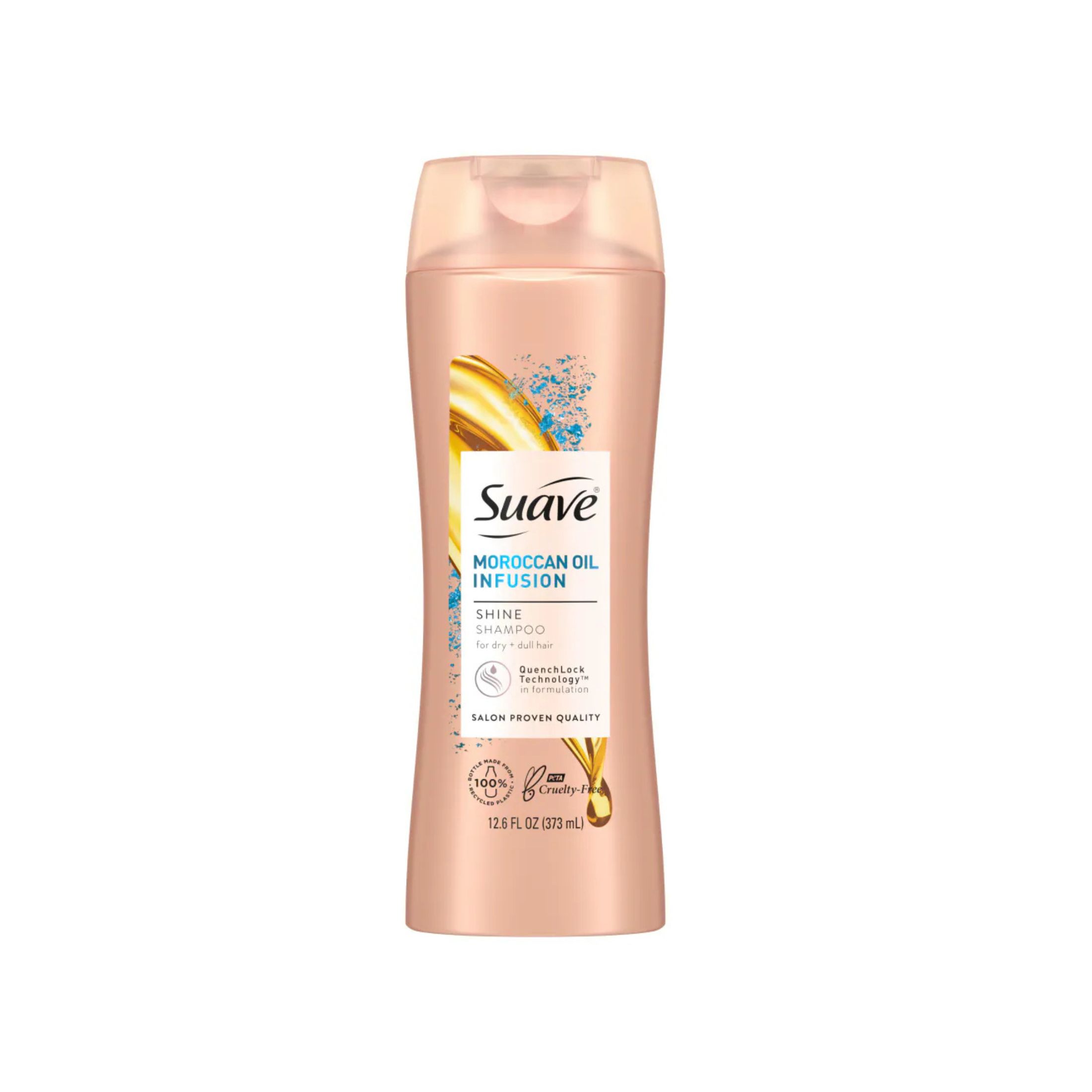 Suave Professionals Shine Shampoo Moroccan Oil Infusion, 12.6 Oz