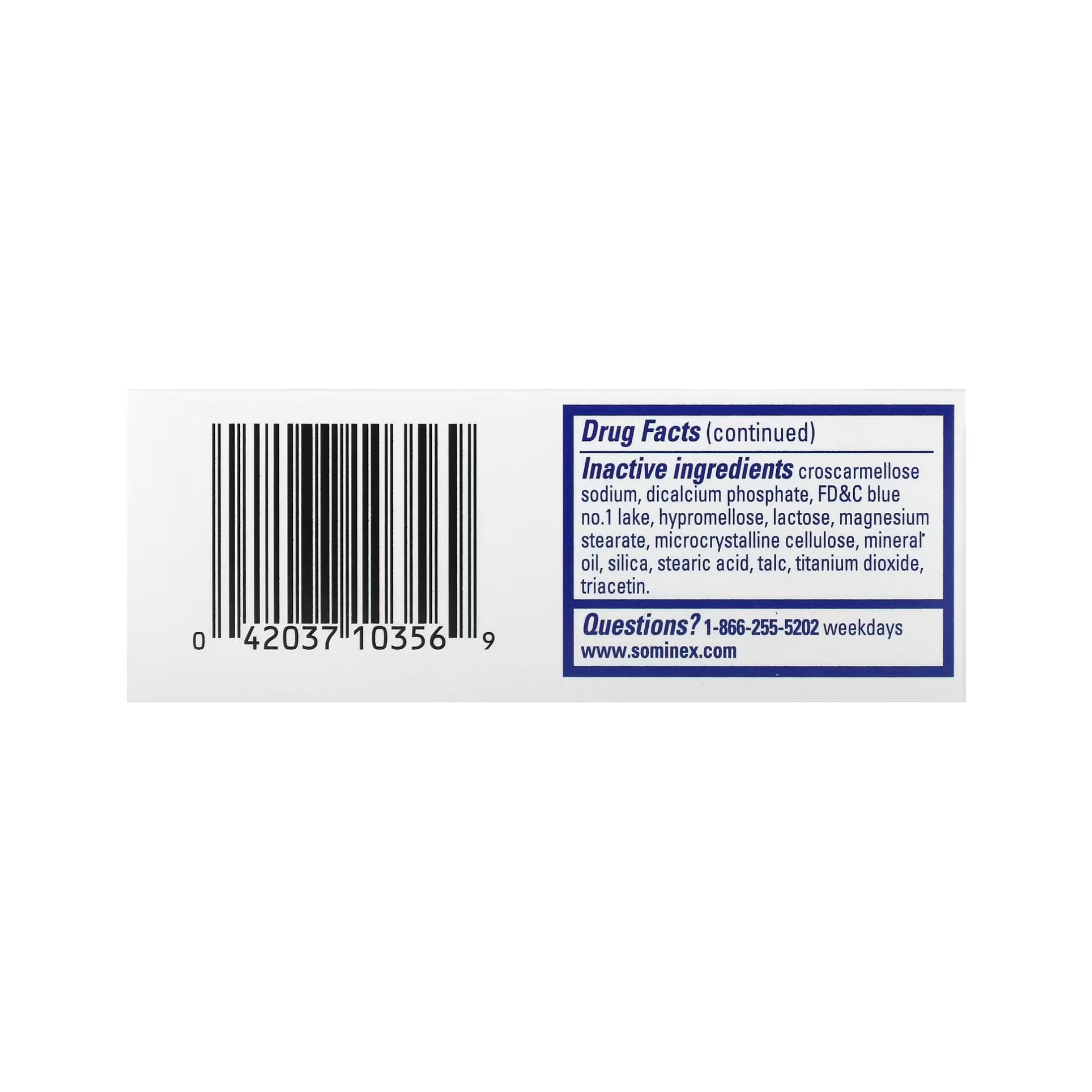 Sominex Nighttime Sleep-Aid Tablets Original Formula