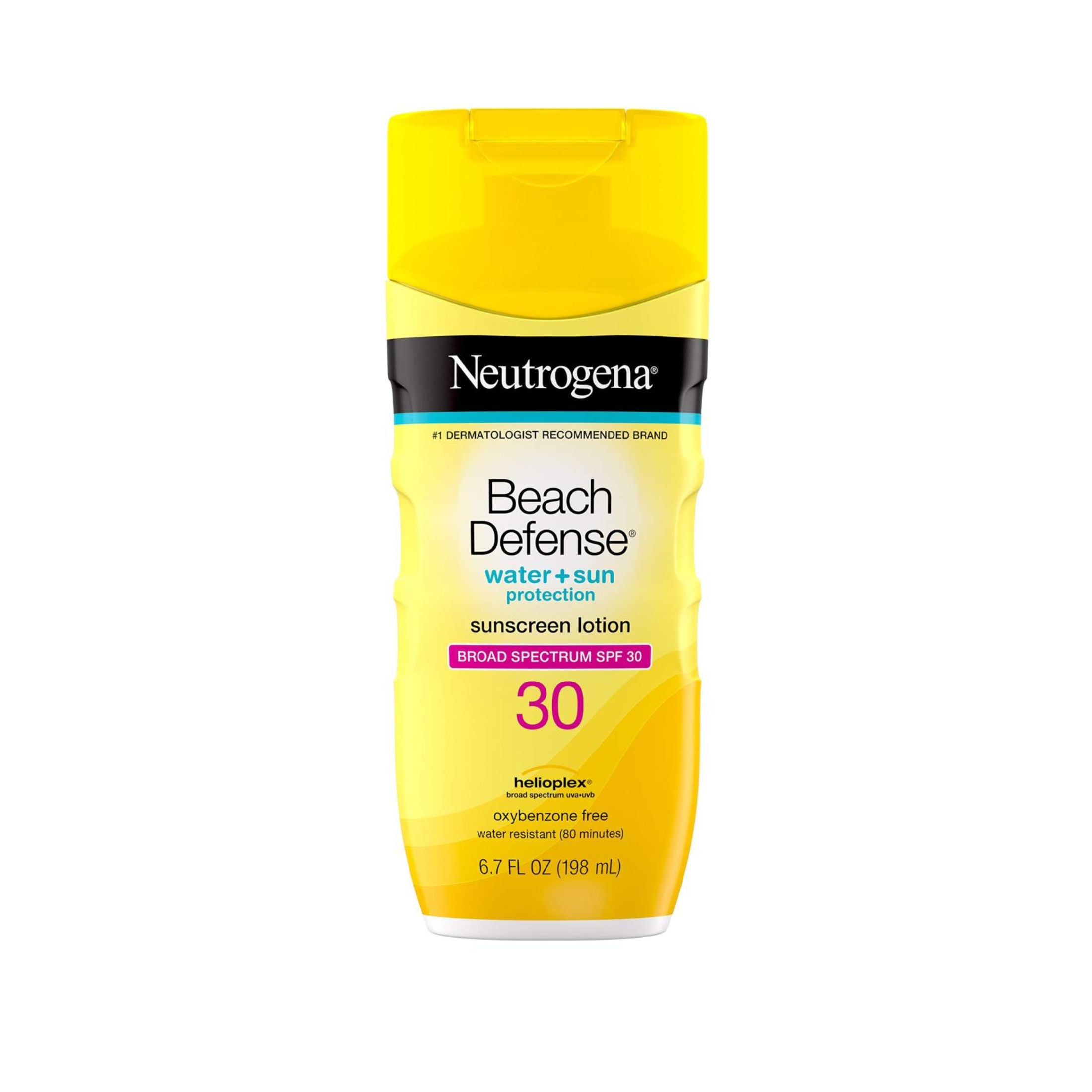 Neutrogena Beach Defense Water + Sun Protection Sunscreen Lotion SPF 30 6.7 Fl Oz