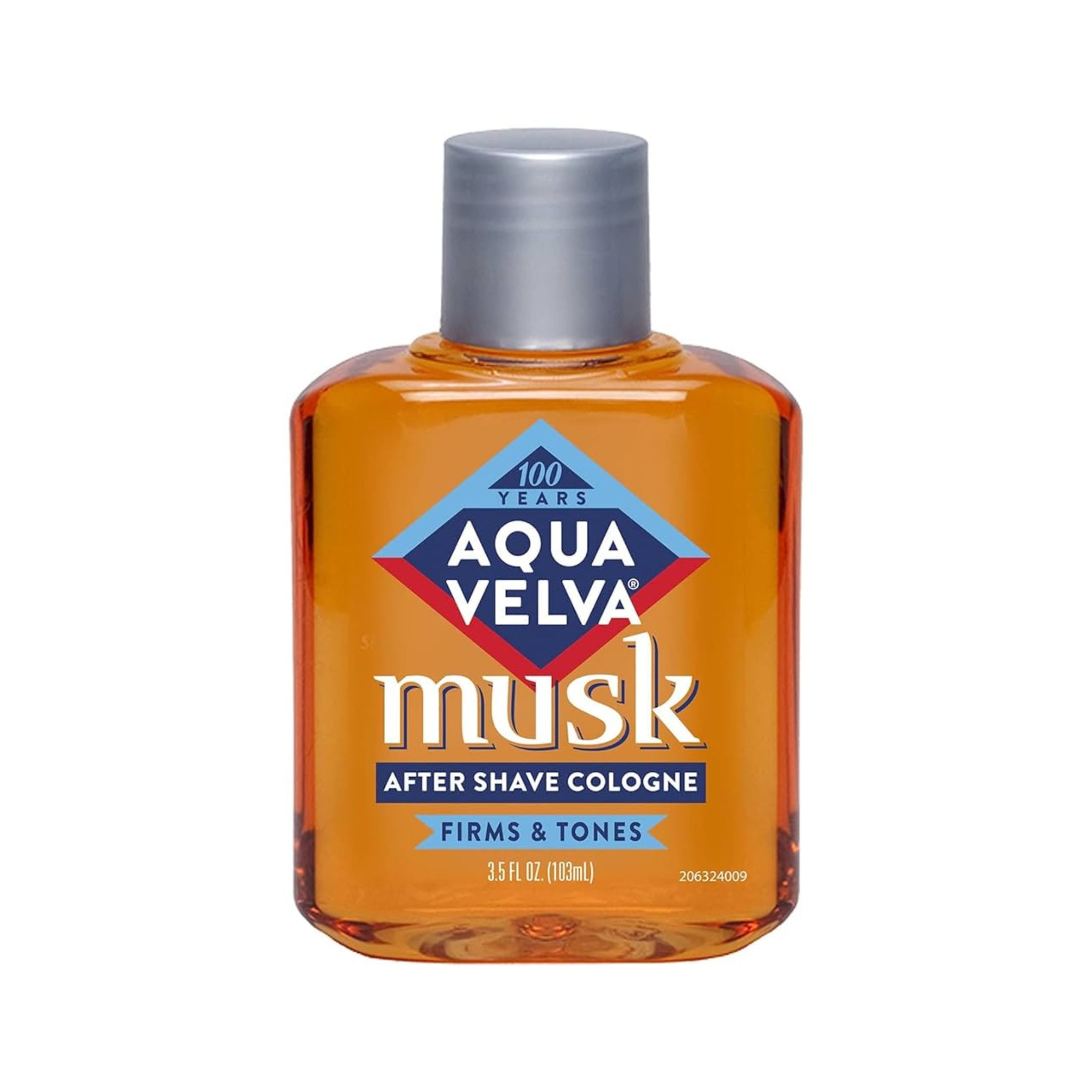 Aqua Velva Firms & Tones Musk After Shave Cologne 3.5 Fl Oz