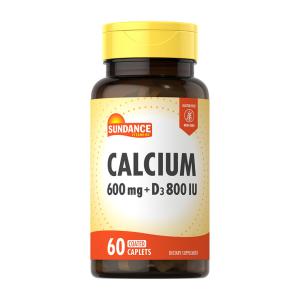 Sundance Vitamins Calcium 600 Mg + D3 800 IU - 60 Caplets