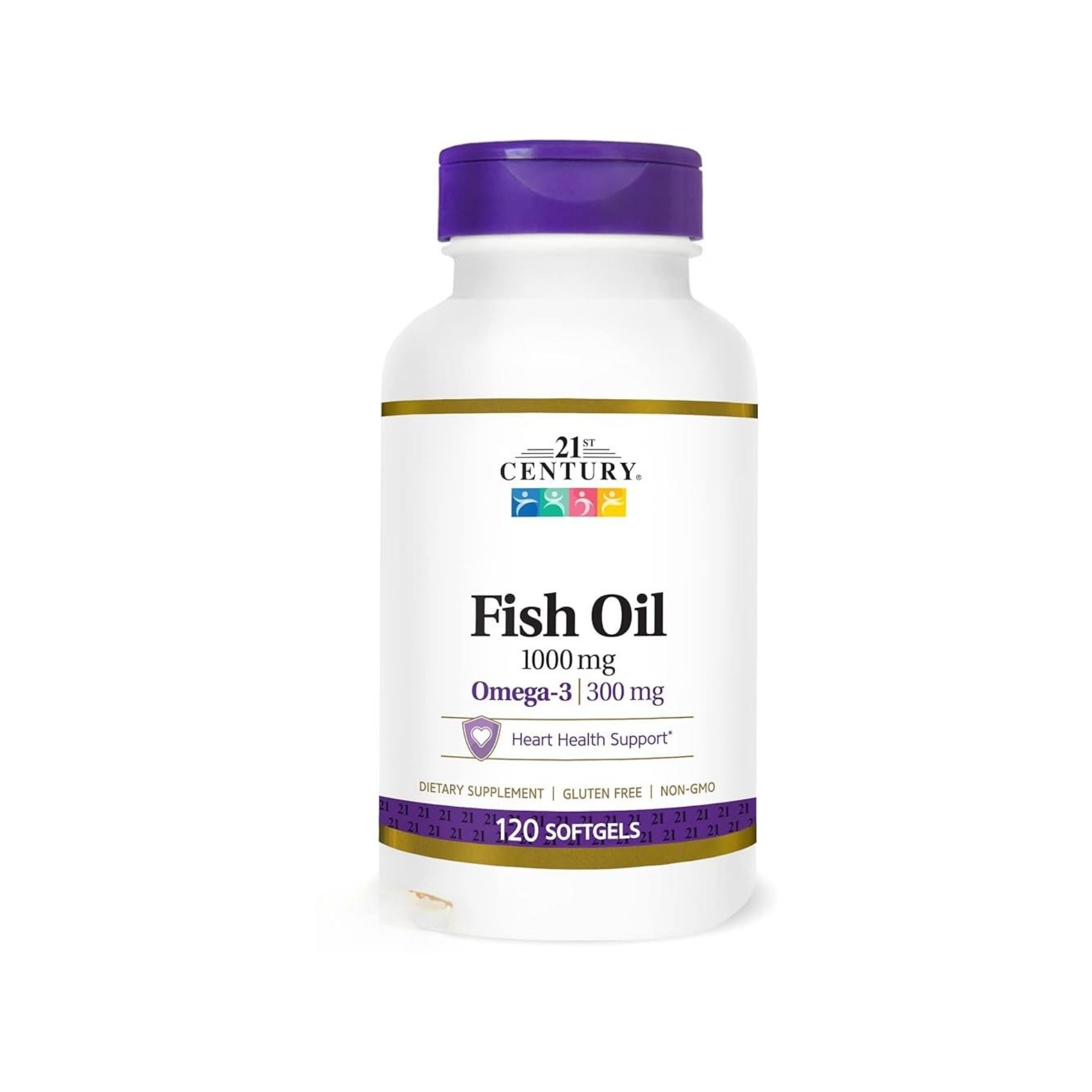 21st Century Leo De Peixe 1000 Mg 120 Cpsulas