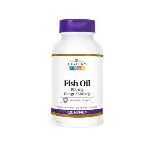 21st Century Leo De Peixe 1000 Mg 120 Cpsulas