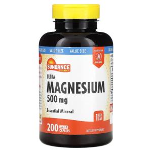 Sundance Vitamins Ultra Magnesium, 500 Mg, 200 Coated Caplets