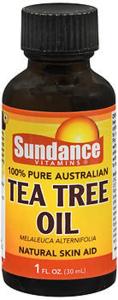 Sundance Vitamins 100% Pure Tea Tree Oil For Natural Skin Aid, 1 Oz