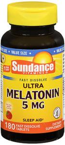 Sundance Ultra Melatonin 5 Mg Fast Dissolve - 180 Tablets