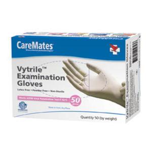 CareMates Vytrile Exam Latex Free Gloves, Small Gloves