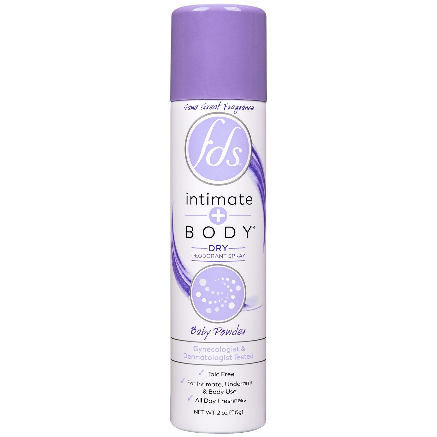 FDS Feminine Deodorant Spray Baby Powder 2 Oz