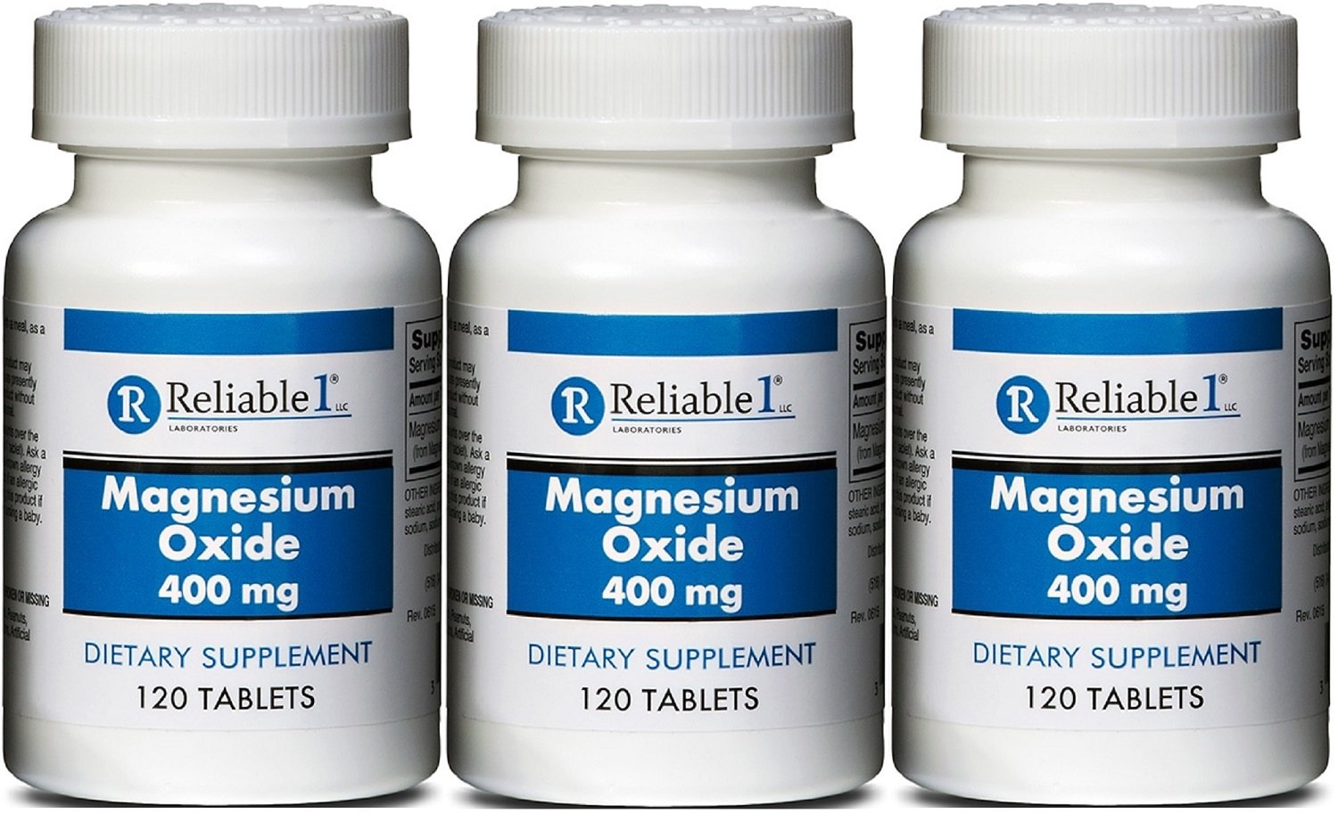 Reliable-1 Laboratories Magnesium Oxide 400 Mg 120 Tablets