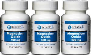 Reliable-1 Laboratories Magnesium Oxide 400 Mg 120 Tablets