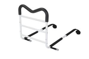 Drive Medical M-Rail Home Bed Assist Handle With Pouch White