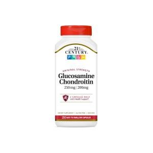 21st Century Glucosamine / Chondroitin, Original Strength, 200 Easy To Swallow Capsules