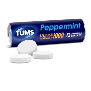 Tums 12 Count Ultra Strength P Epermint