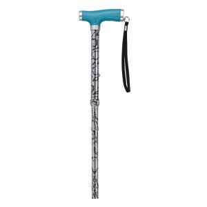 Drive Medical Folding Canes With Silicone Glow Grip Handle & Tip
