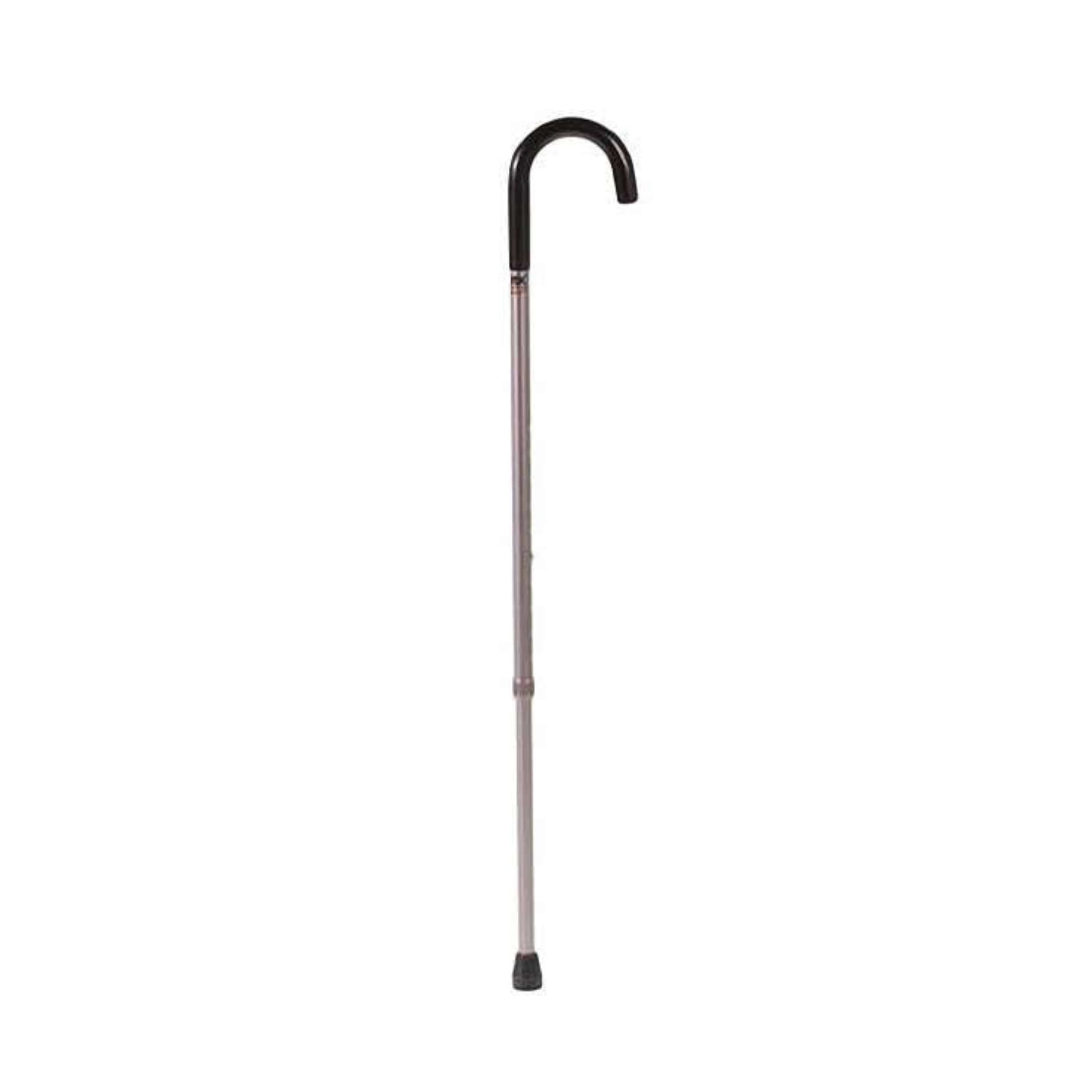 Carex Black / Pewter Adjustable Round Walking Cane